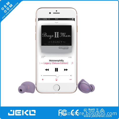 Double In Ear wireless high quality colorful mini wireless Stereo Bluetooth V4.2 TWS Earbuds